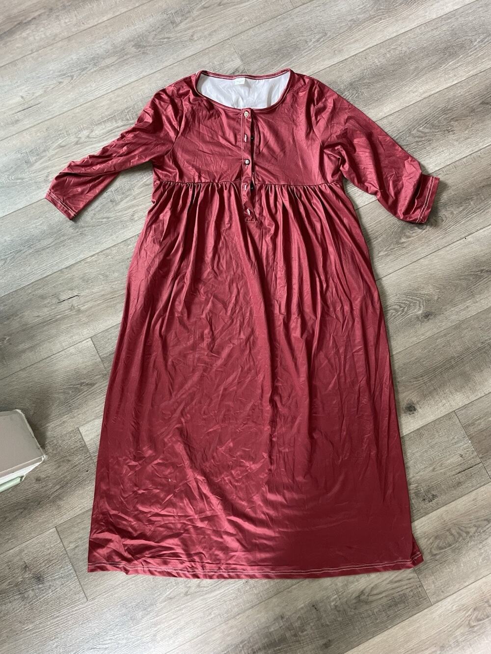 Women’s Red Dress Ankle Length